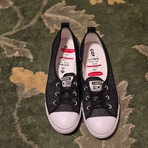 Converse Black and White Ballet Flats
